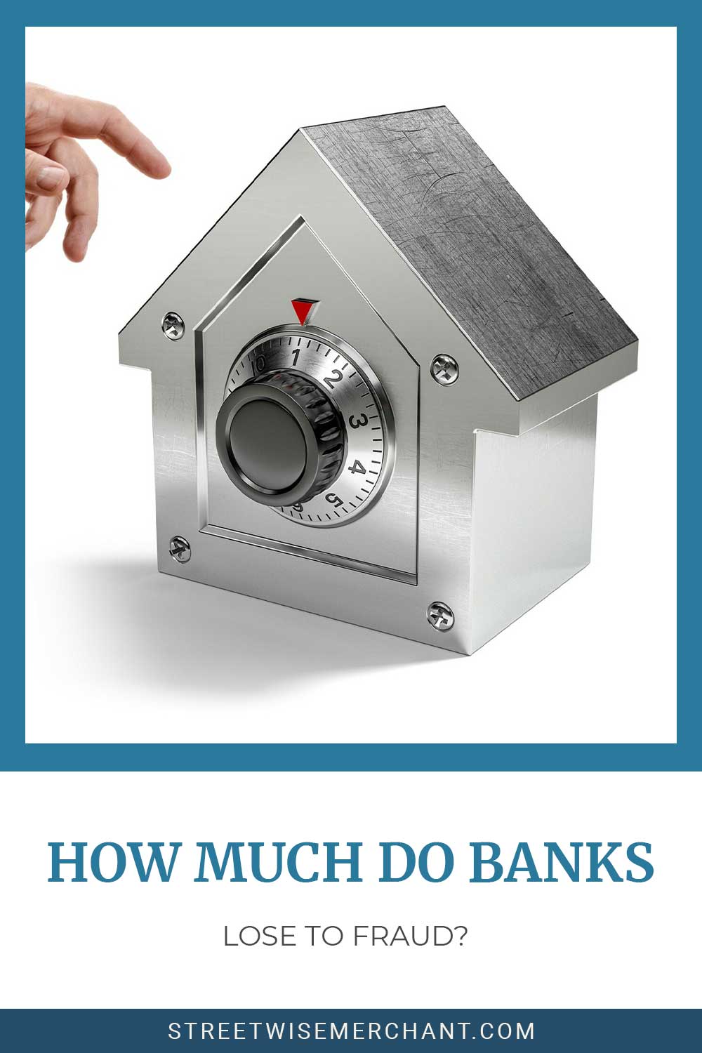 A metal thing and a human hand toward it - How Much Do Banks Lose to Fraud?